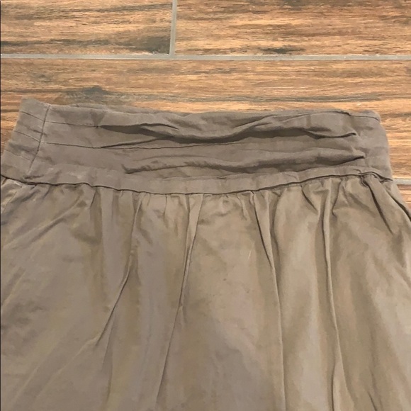 Loft 100% Cotton Skirt Brown Women's Small Beach Vacation Holiday Boho Hot Warm - Picture 2 of 5